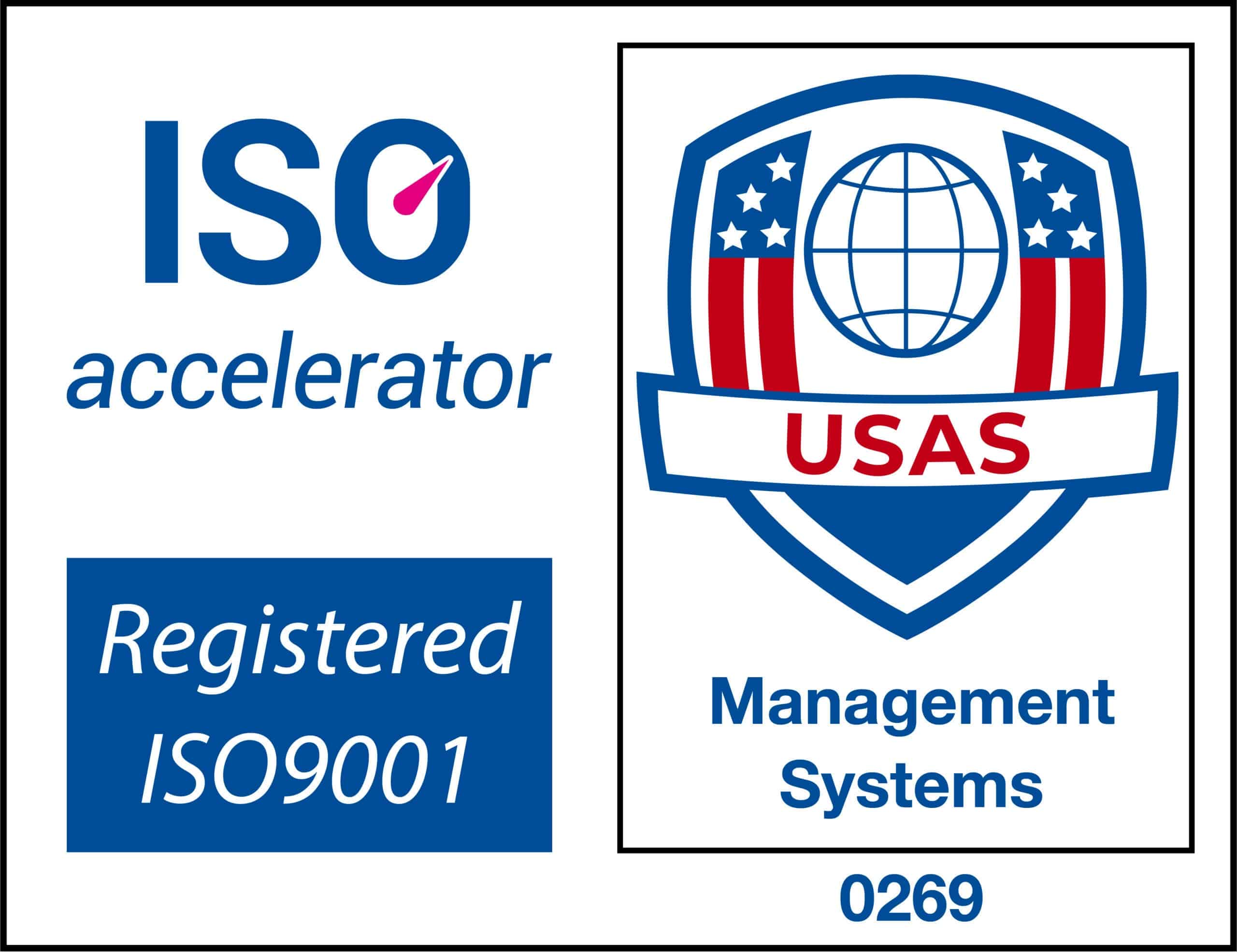 USAS 9001 accreditation logo