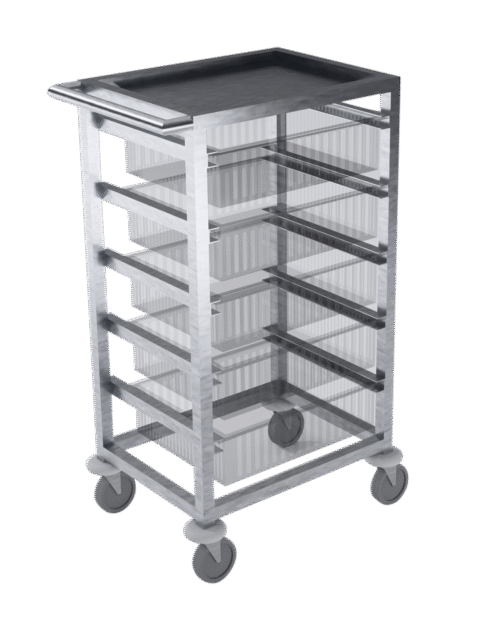 HT-04-SS - Mobile HTM71 storage trolley