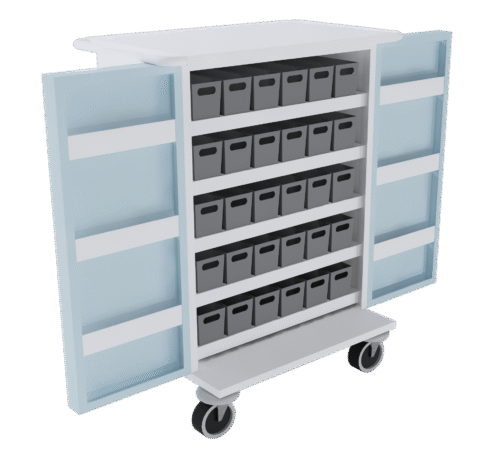 PM655 - Monitored Dosage Trolley