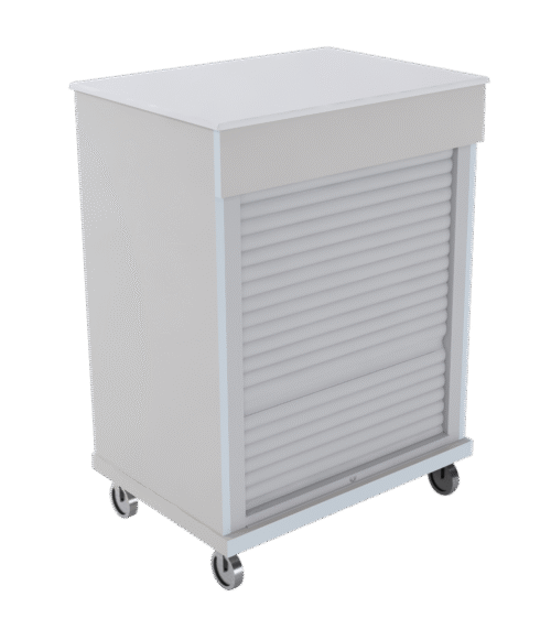 BU655-M-RS - Mobile Base Unit with roller shutter door