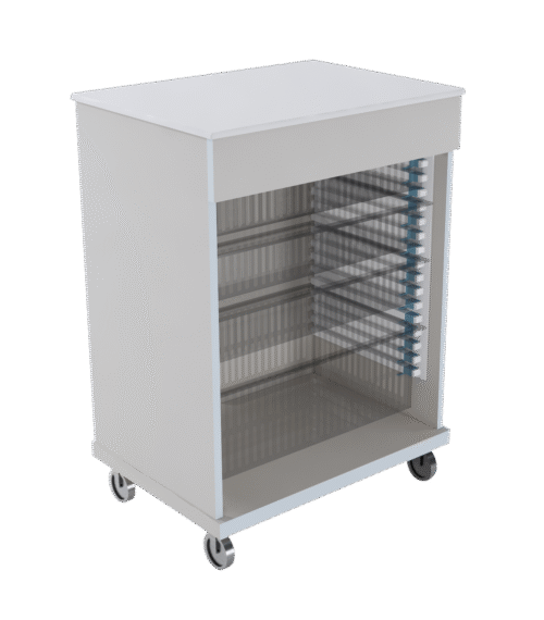 BU655-M-RS - Mobile Base Unit with roller shutter door