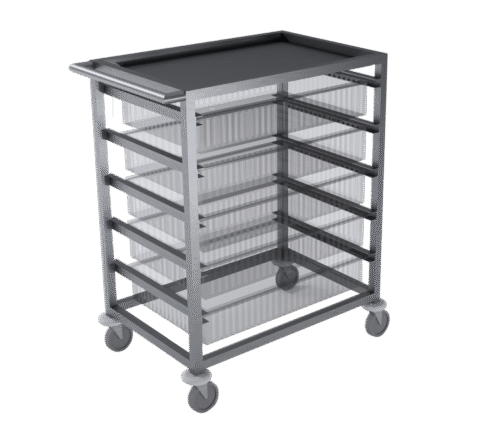 HT-01-SS - Mobile HTM71 storage trolley