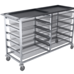 HT-02-SS - Mobile HTM71 storage trolley
