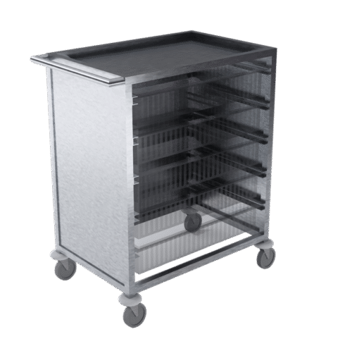 HT-01-SS-ENCLOSED - Mobile HTM71 storage trolley