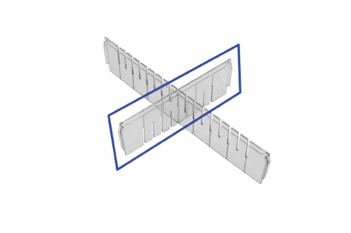 100mm width divider