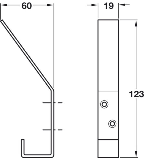 HOO024 - Hat and Coat Hook